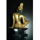 Buddha Avalokitesvara Statue: Gold, Tibet, 21st Century