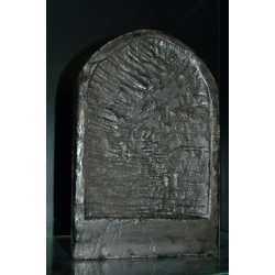 Buddha with Arhats Statue: Stone, Nepal, 21st Century