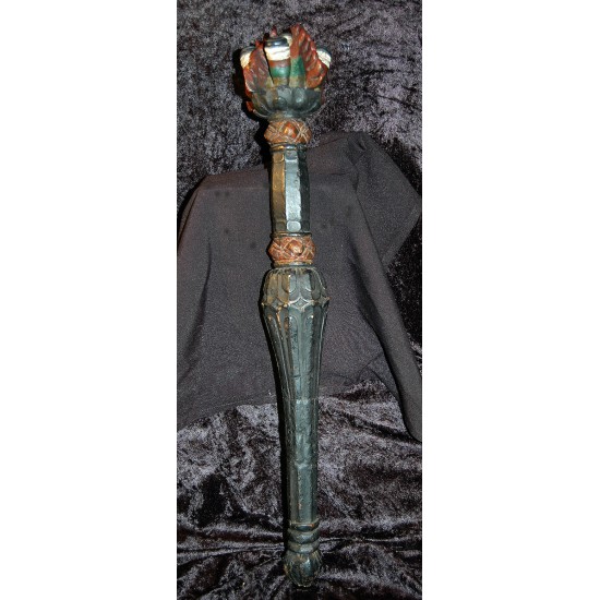 Ceremonial Khatvanga Staff: Rare