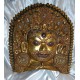 Mahakala Mask: Copper/Gold, Nepal, 20th Century 