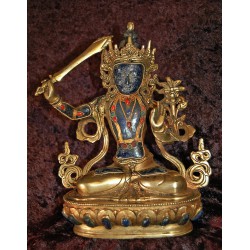 Manjushri Statue: Lapis Lazuli, Nepal, New