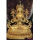 Manjushri Statue: Gold, Nepal, 21st Century