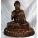 Buddha Statue: Copper, 20th Century