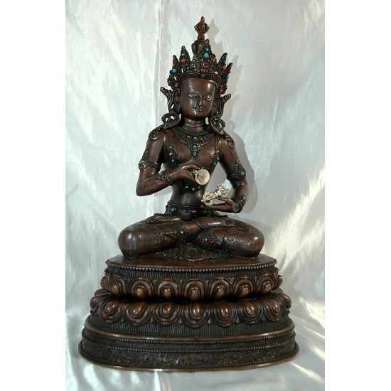 Bodhisattva Vajrasattva Statue: Nepal, 20th Century