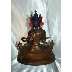 Bodhisattva Vajrasattva Statue: Tibetan, 20th Century