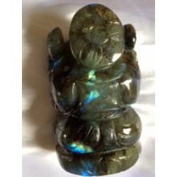 Ganesh Labradorite Statue