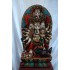 Ganesh & Lakshmi Statue: Wood, 20th Century