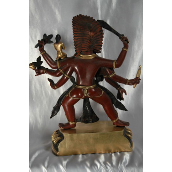 Vajrayogini Statue: Remover of Obstacles, Tibet, Buddhist, 20th Century