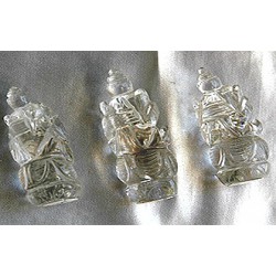 Ganesh Statue: Quartz/Small