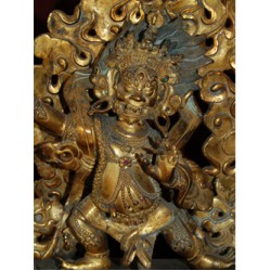 Bodhisattva Vajrapani Statue: Tibetan, 19th Century