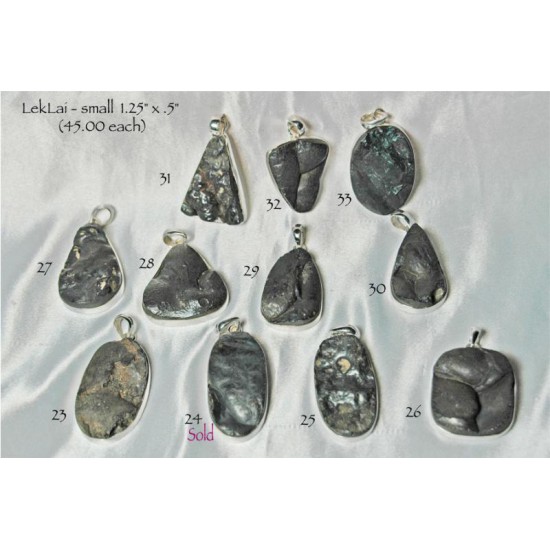 Lek Lai Silver Pendants: Various sizes No.2