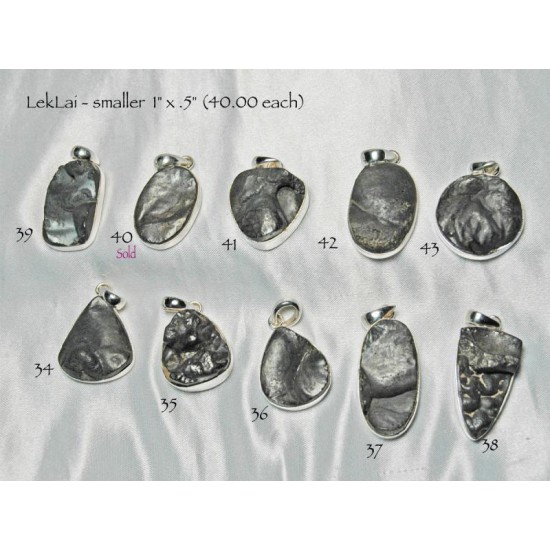 Lek Lai Silver Pendants: Various sizes No.2