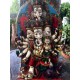 Ganesh & Lakshmi Statue: Wood, 20th Century