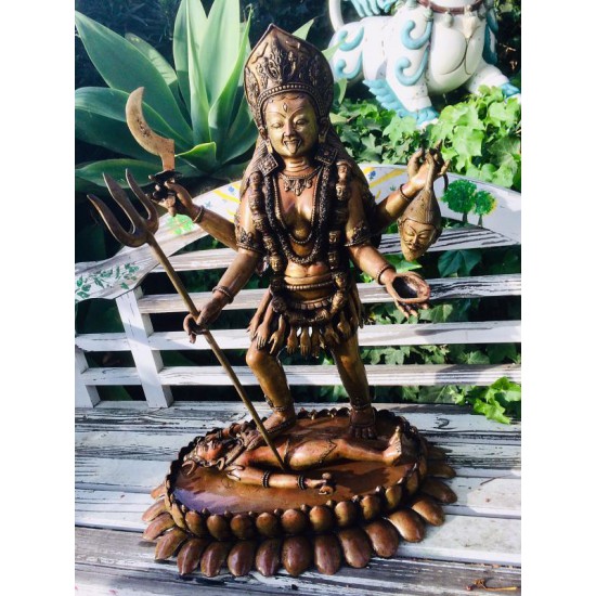 Kali Statue: Goddess of Extreme Power, Nepal, 21st Century - SOLD