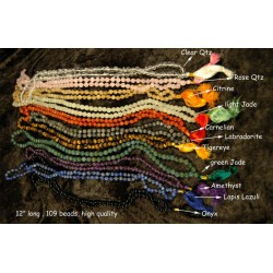 Mala Prayer Beads: Various Gemstones