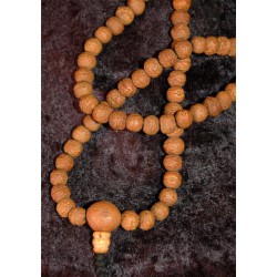 Mala: Rudra/Small Beads with Eye, Nepal, 21st Century
