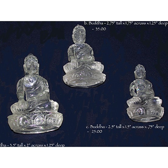 Buddha Statues: Himalayan Quartz