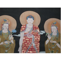 Buddha with Taras Thangka