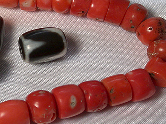 old Tibetan coral ※色味について必ず説明をご確認ください old