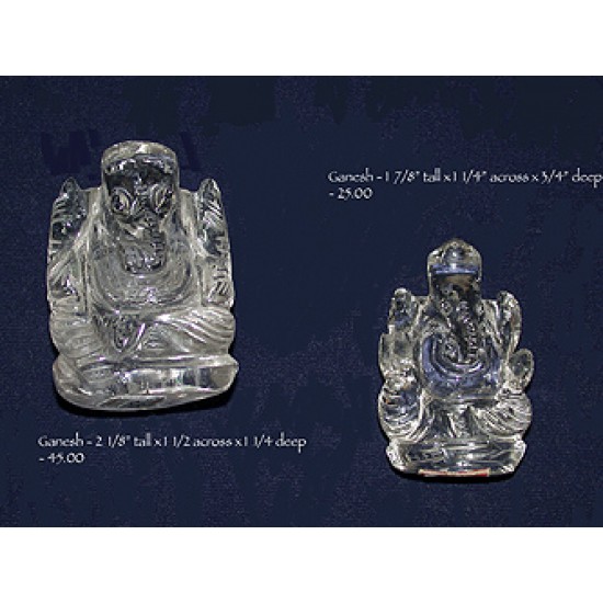 Ganesh Statue: Small / Quartz, Nepal, 21st Century