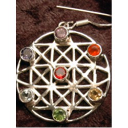 Chakra Matrix Energy Earrings & Pendant Set