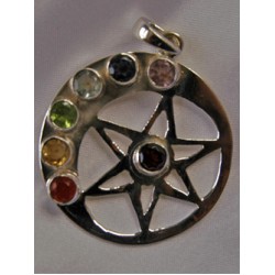 Heart Moon Chakra Pendant 