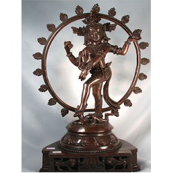 Shiva Statue: Nataraja, Nepal, 20th Century