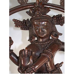 Shiva Statue: Nataraja, Nepal, 20th Century