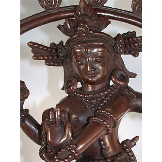 Shiva Statue: Nataraja, Nepal, 20th Century