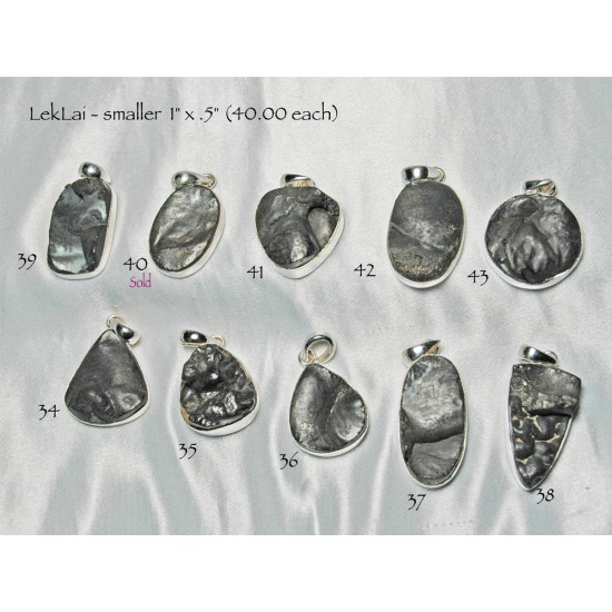 Lek Lai Silver Pendants: Various sizes No.1