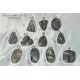 Lek Lai Silver Pendants: Various sizes No.1