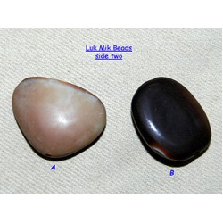 DZi (gZi) Beads: New, ‘Luk Mik’ (goat’s eye)