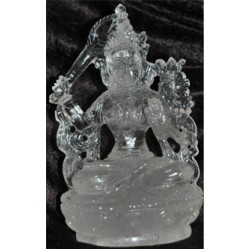 Manjushri Statue: Himalayan Quartz No.2