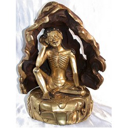 Milarepa Statue: Buddhist Sage 'A', Nepal, 21st Century