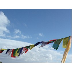 Prayer Flags: Buddhist, Line Style