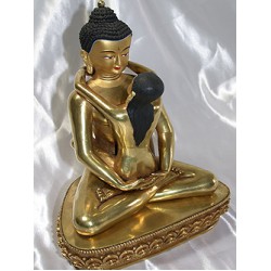 Buddha Samantabhadra Statue: Tantric, Nepal, 21st Century