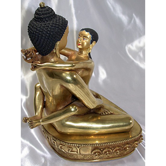 Buddha Samantabhadra Statue: Tantric, Nepal, 21st Century