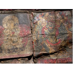 Buddha Thangka: Nomadic, Tibetan, 16th - 17th Century