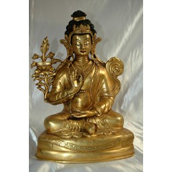 Manjushri Statue: Tibetan,19th Century